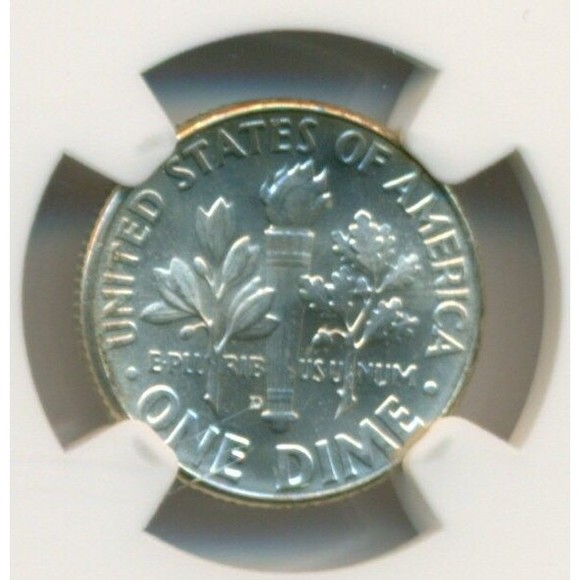 1962 D Roosevelt Dime MS65 FT NGC - Picture 4 of 4